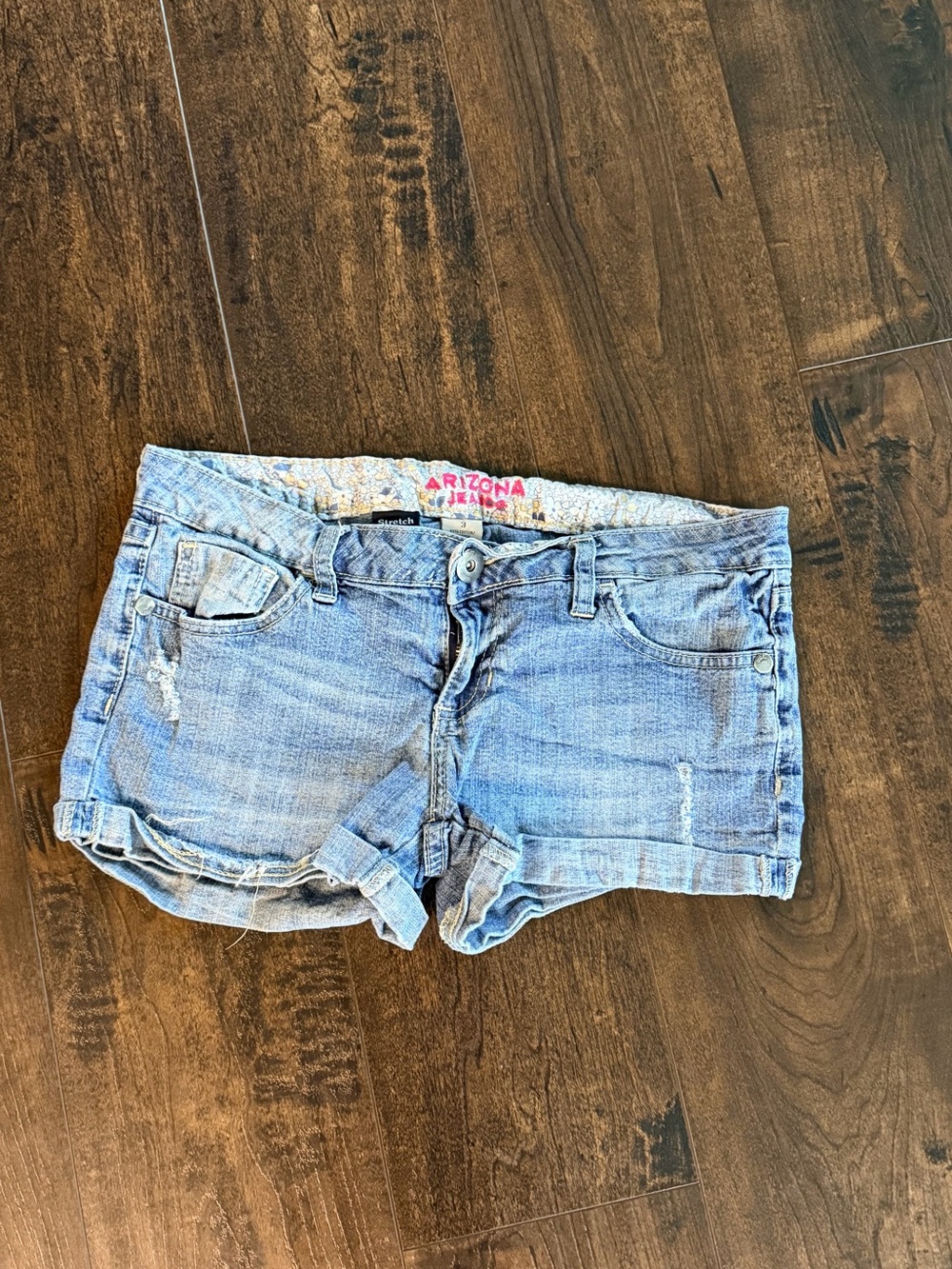 Arizona Jean Co Light Wash Jean Shorts